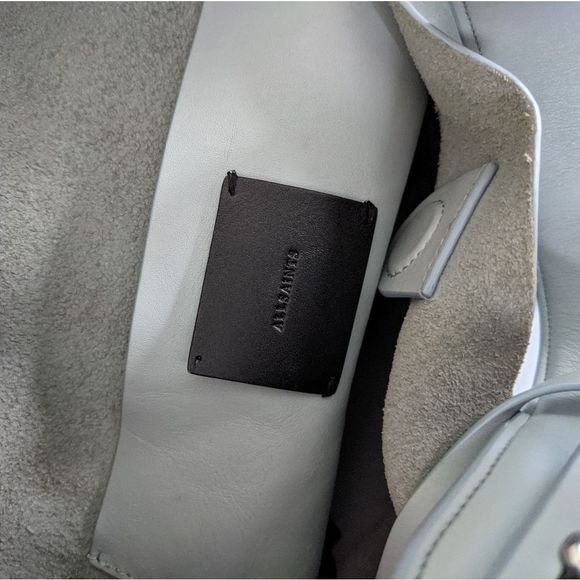 All Saints Paradise North South Leather tote blue - Picture 13 of 13